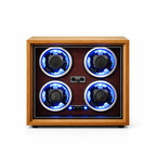 4 Watch Winder – Wood / Leather