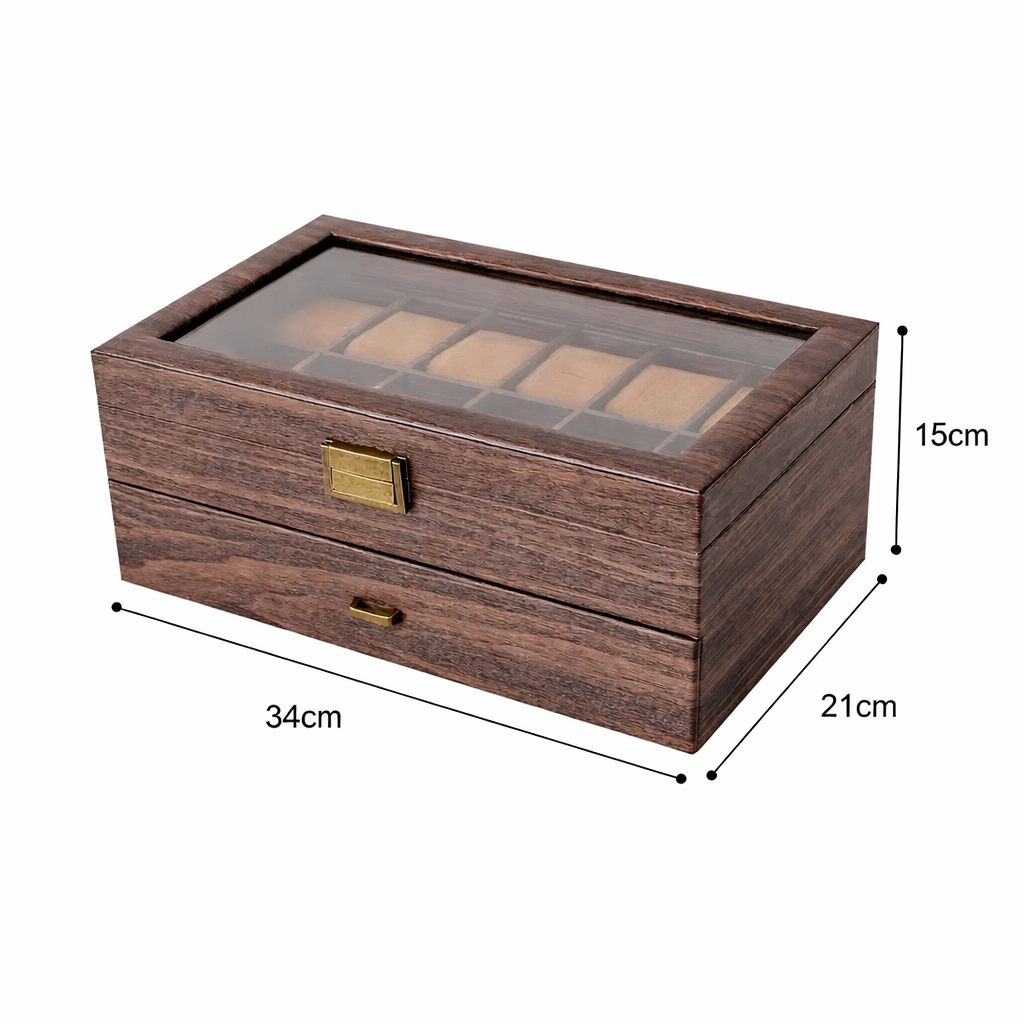 24 Watch Box – Light Wood