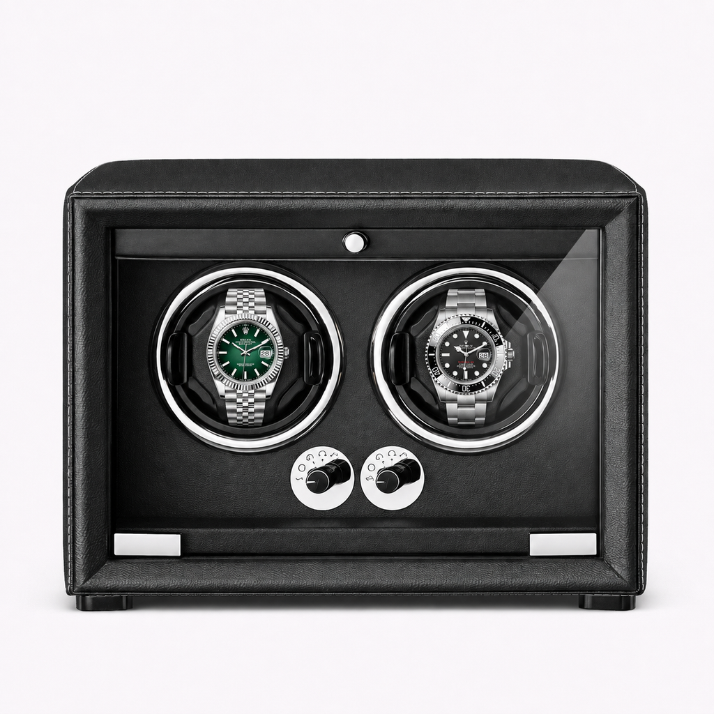 2-Watch Winder – Leather