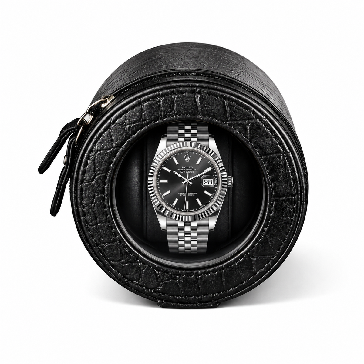 Portable 1-Watch Winder – Leather