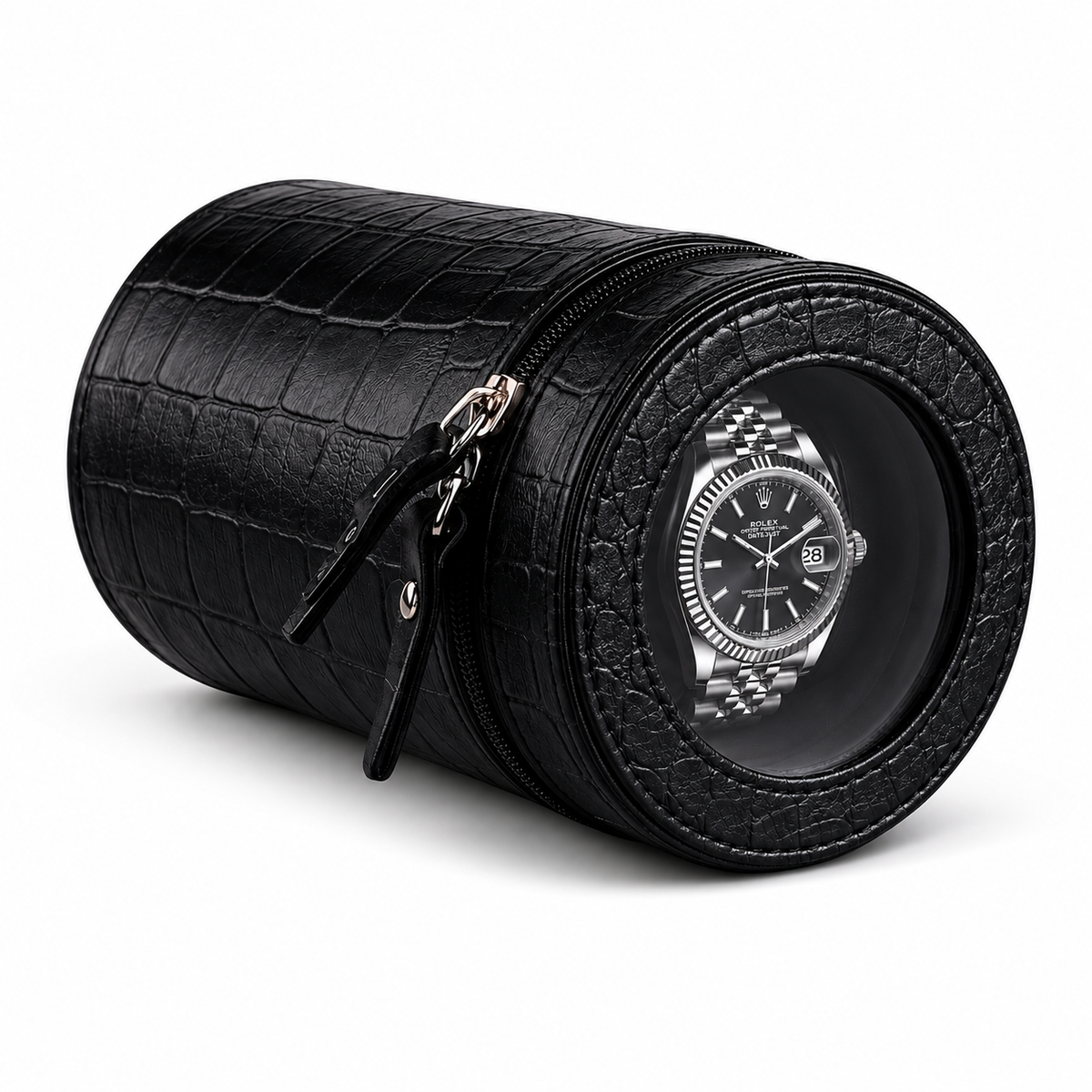 Portable 1-Watch Winder – Leather